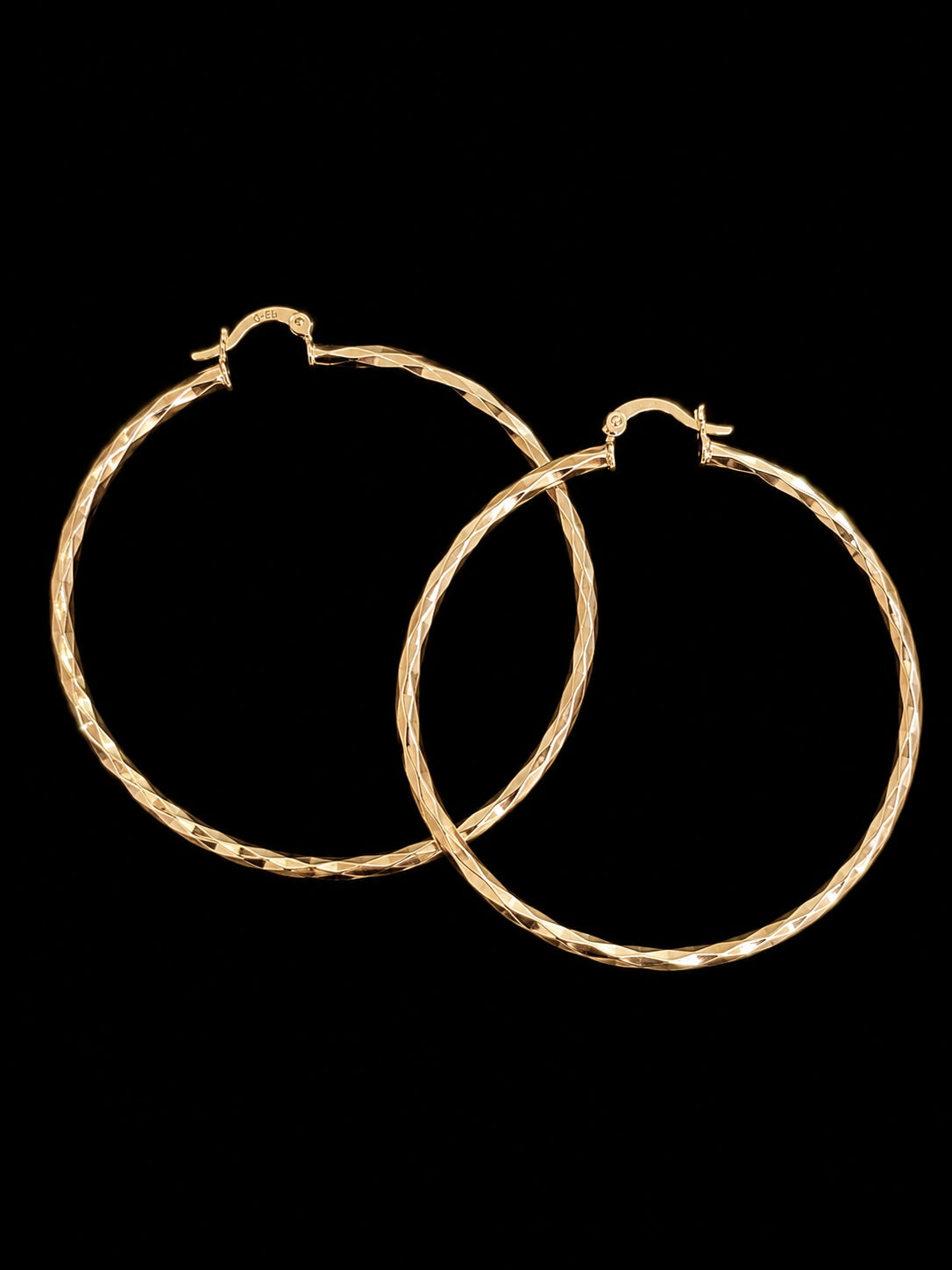 Hammered Hoops (70MM)