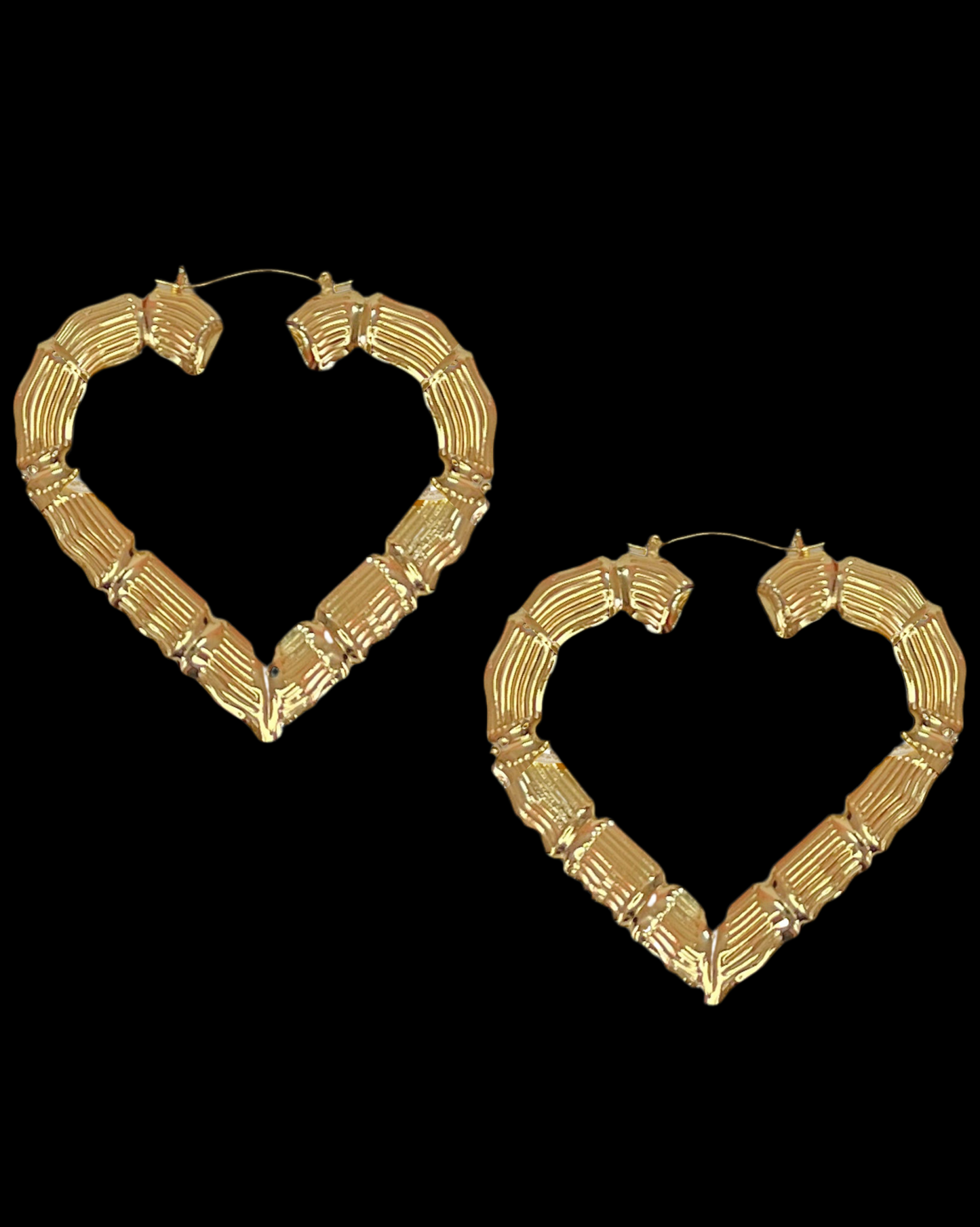 Heart Bamboo (Gold Filled)
