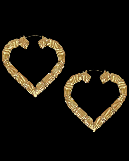 Heart Bamboo (Gold Filled)