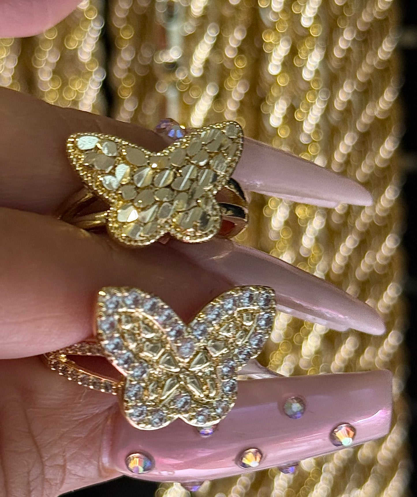 Katalina Diamond Butterfly Nugget Ring