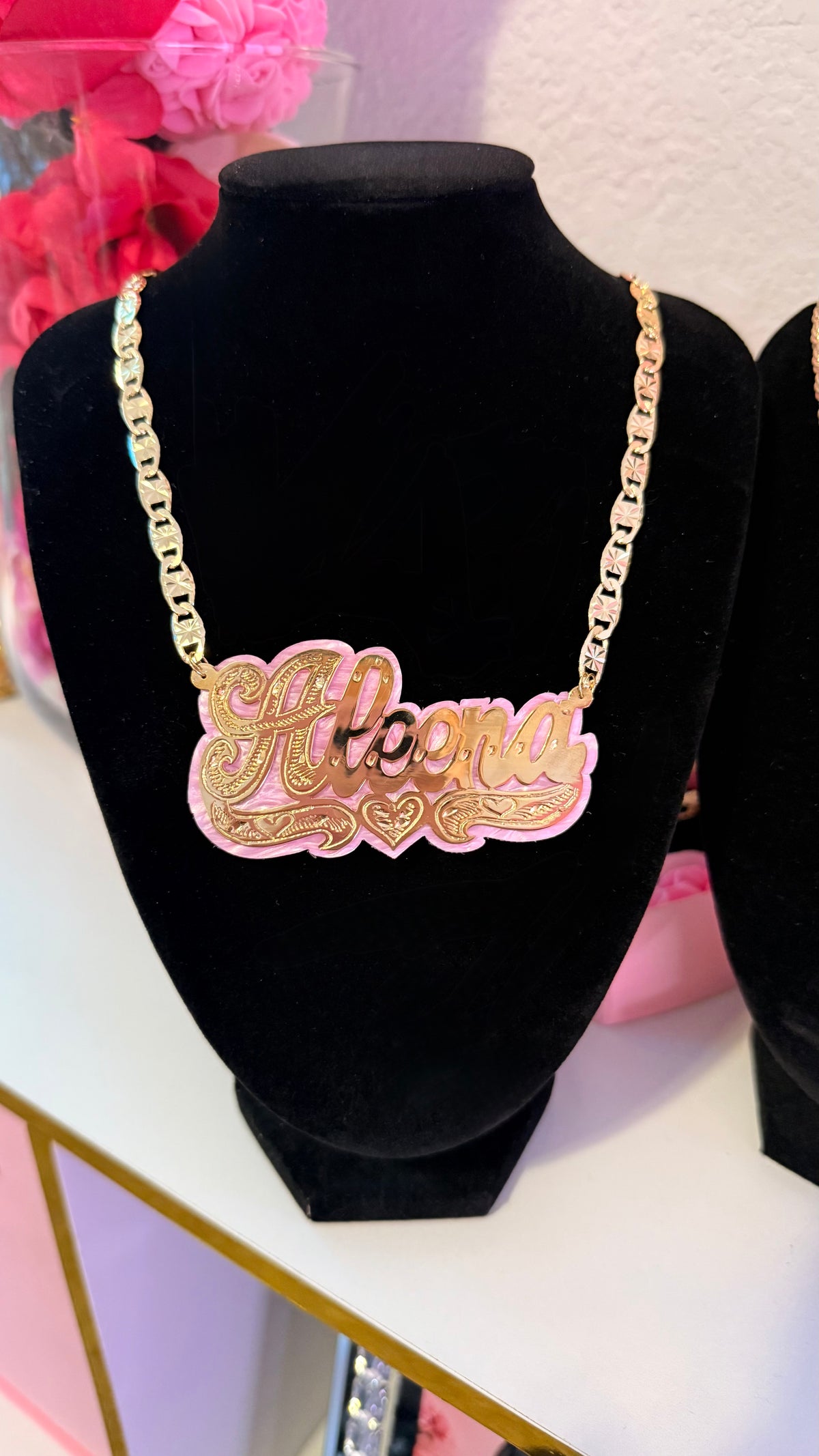 JUMBO ONYX NECKLACE