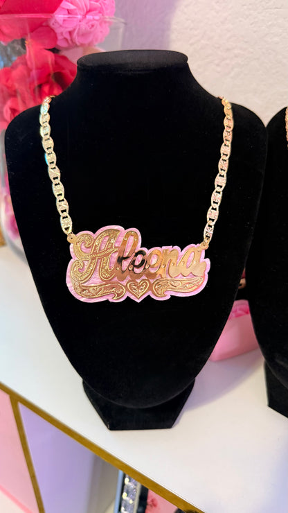 JUMBO ONYX NECKLACE