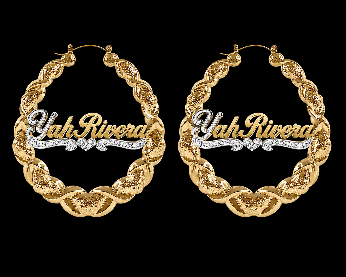 XO NAME EARRINGS