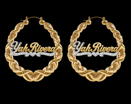 XO NAME EARRINGS