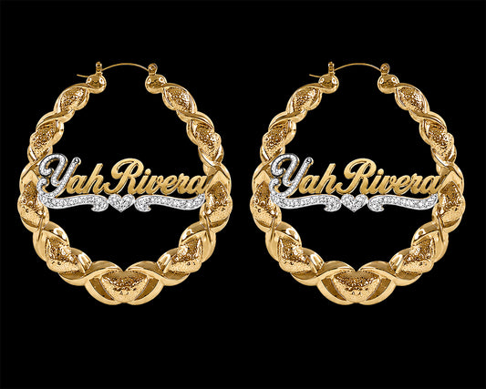 XO NAME EARRINGS