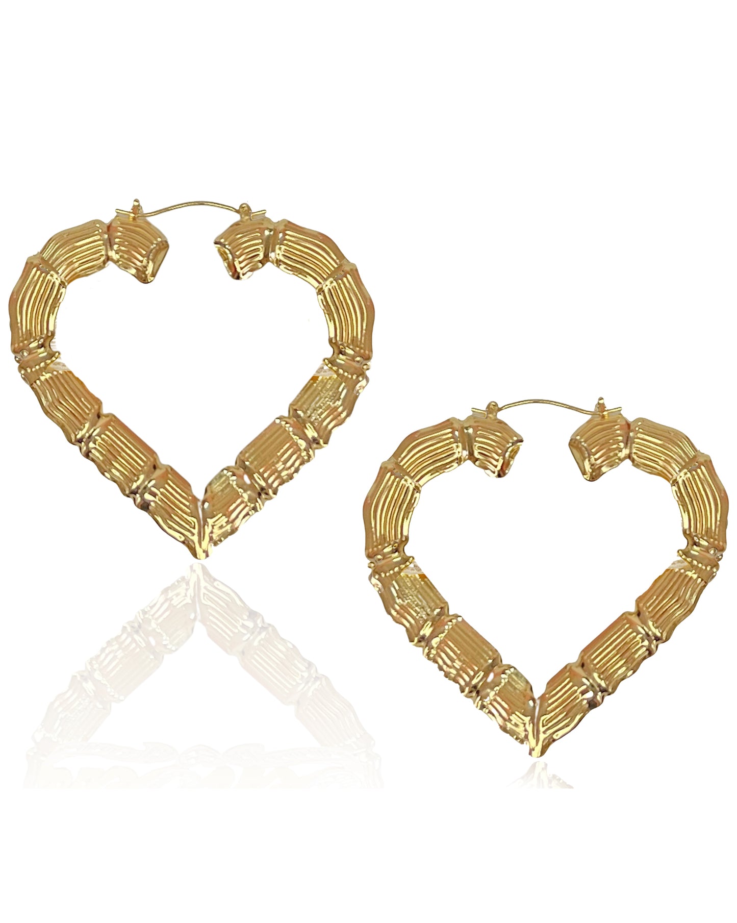 Heart Bamboo (Gold Filled)