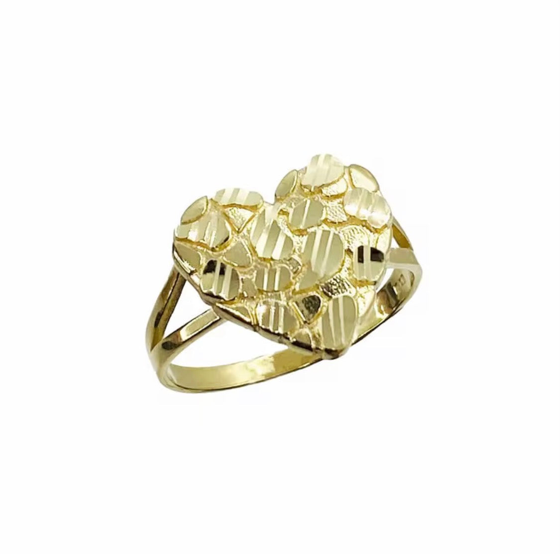 Heart Nugget Ring