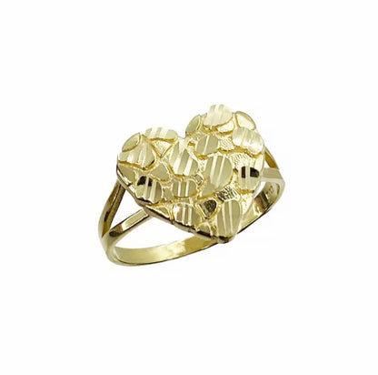 Heart Nugget Ring