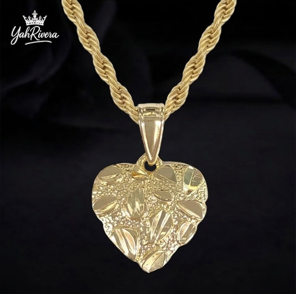 Heart Nugget Necklace