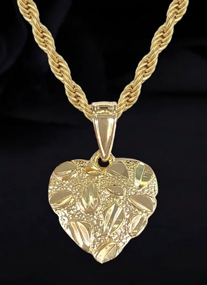 Heart Nugget Necklace
