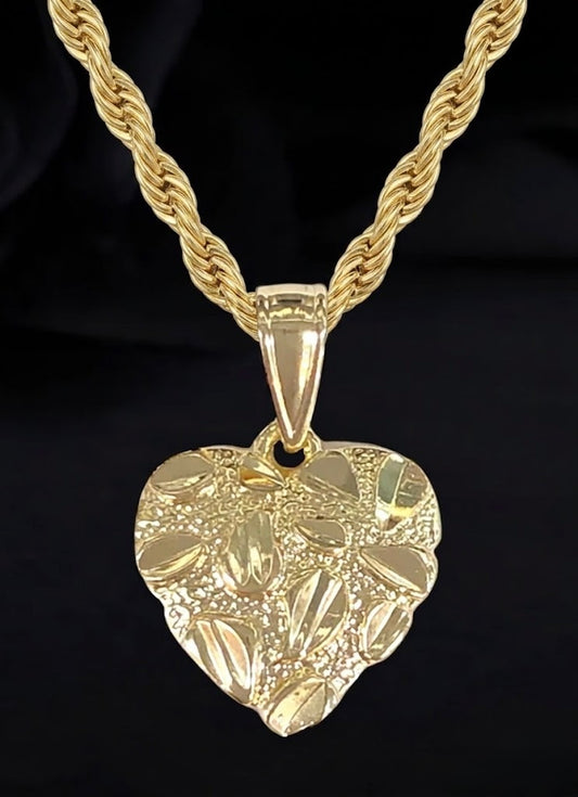 Heart Nugget Necklace