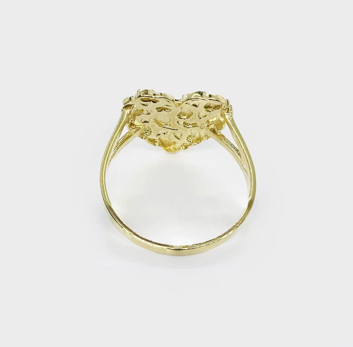 Heart Nugget Ring