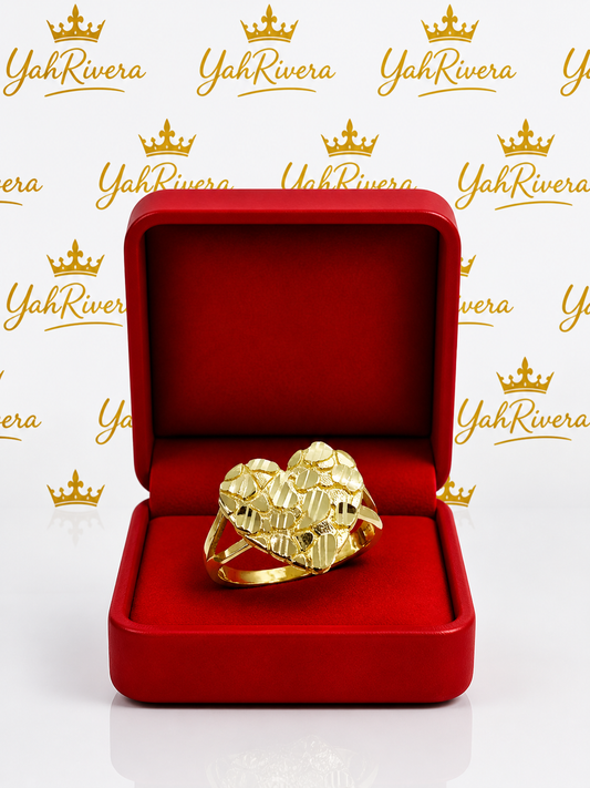 Heart Nugget Ring