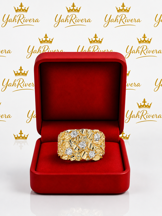 CZ Nugget Ring (Unisex)
