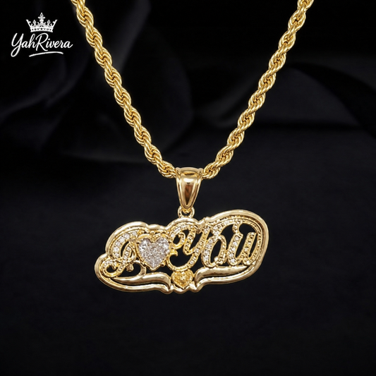 I Love You Necklace