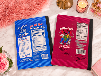 Nostalgic Chips Notebook (pen included) (Copy)