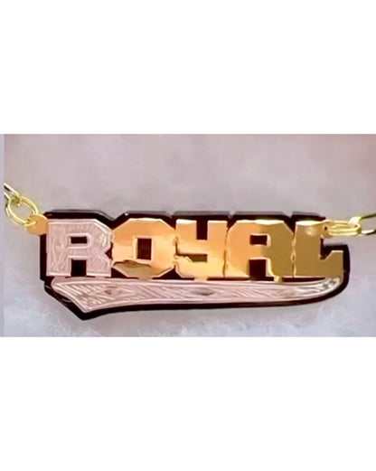 BLOCK LETTERS  W/ TAIL