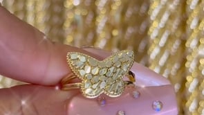 Butterfly Nugget Ring