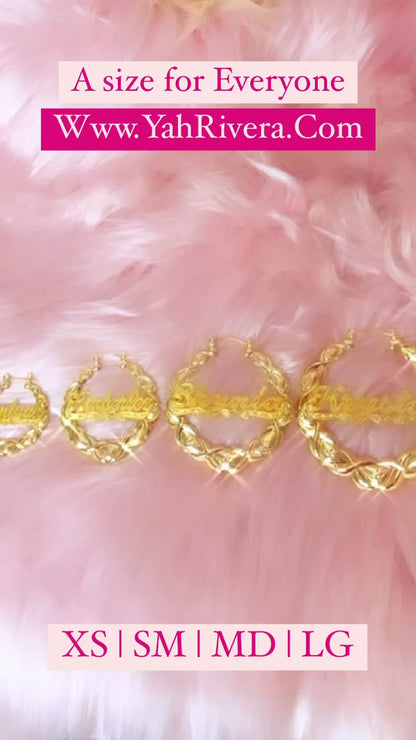 XO NAME EARRINGS