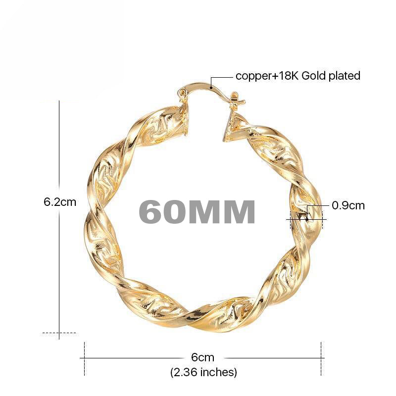 Glamorous Twist Earrings