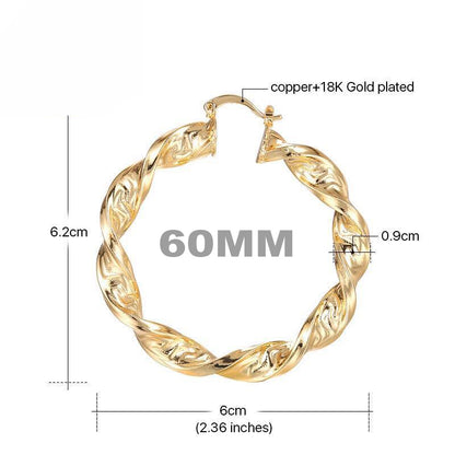 Glamorous Twist Earrings