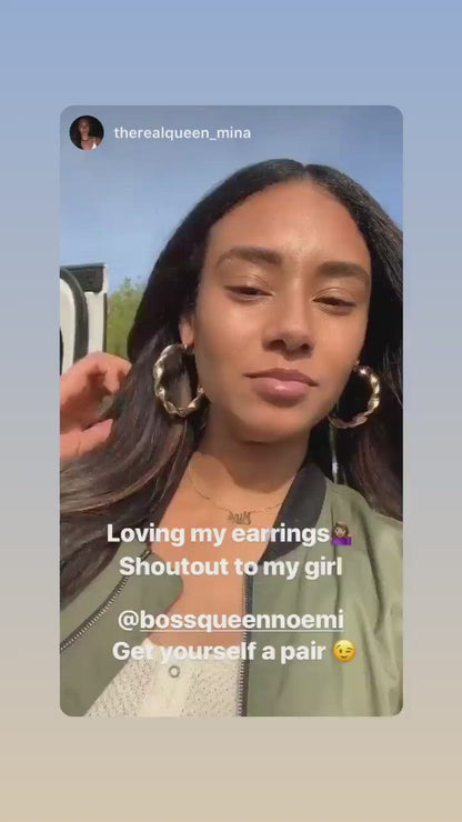 Glamorous Twist Earrings