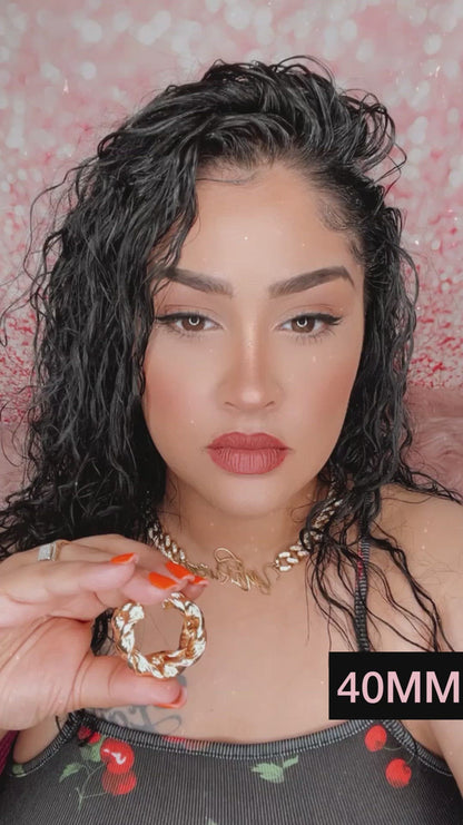 Glamorous Twist Earrings