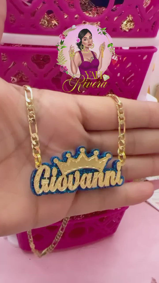 KING CROWN NECKLACE