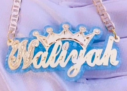 GIRLS CROWN NECKLACE