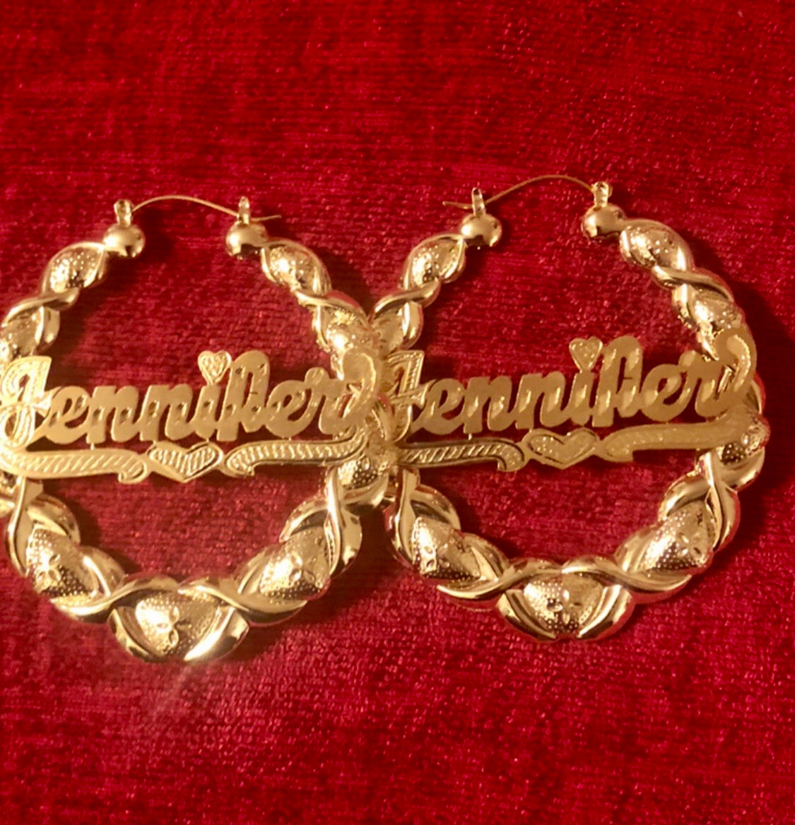 XO Kids BAMBOO NAME EARRINGS