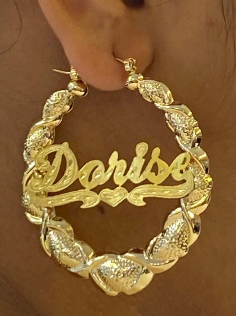 XO NAME EARRINGS