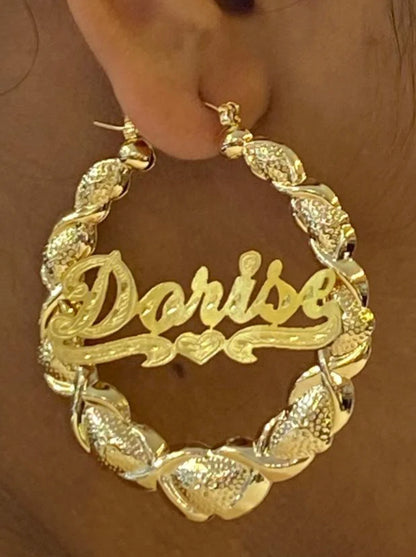 XO NAME EARRINGS