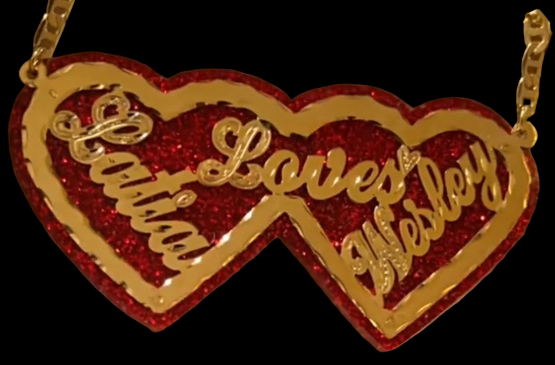 I Love You Heart Necklace (Jumbo)