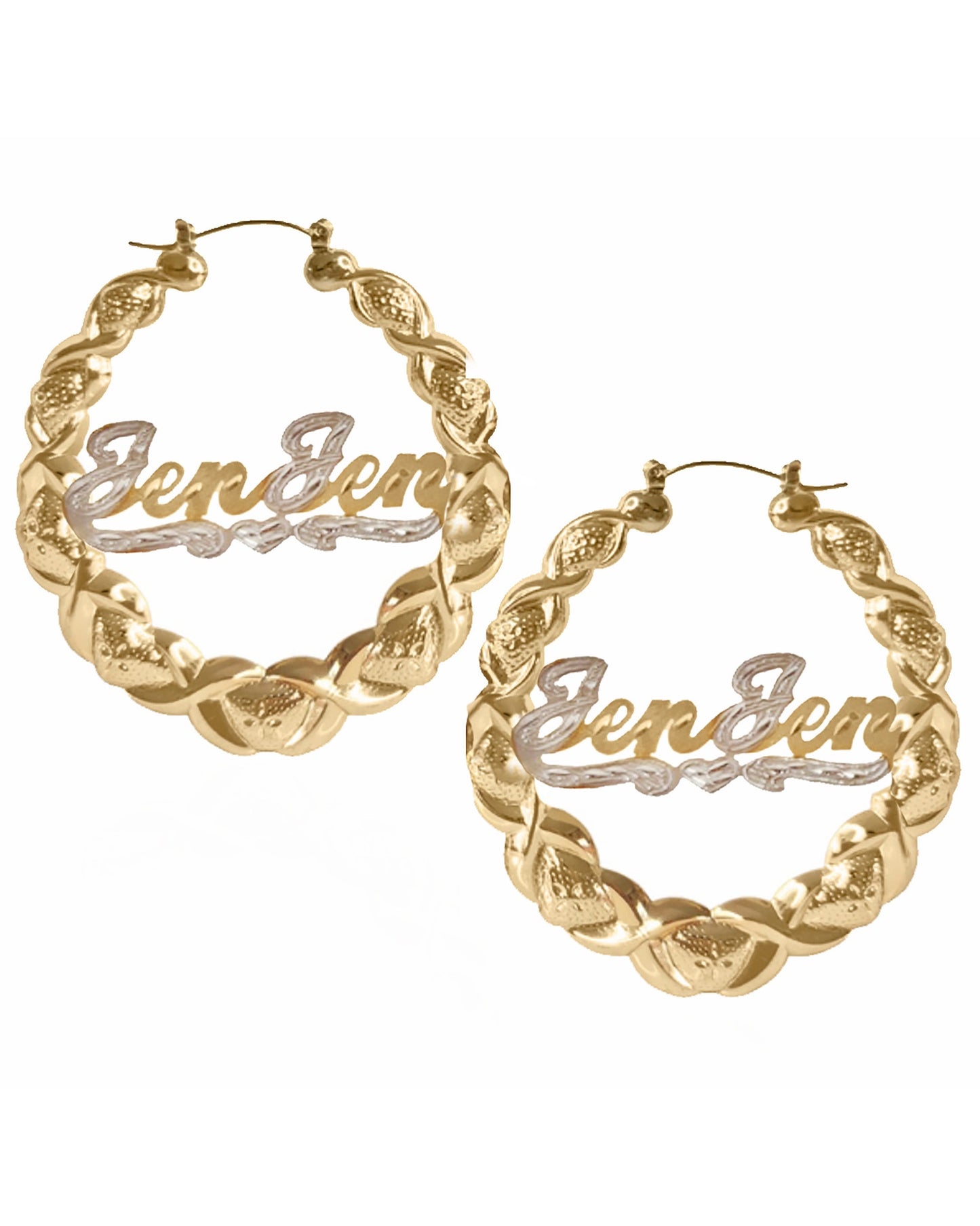 XO Kids BAMBOO NAME EARRINGS
