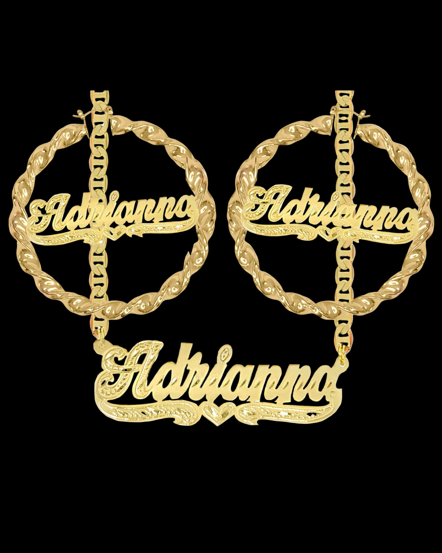 Twist Earrings Set