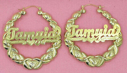 XO Kids BAMBOO NAME EARRINGS